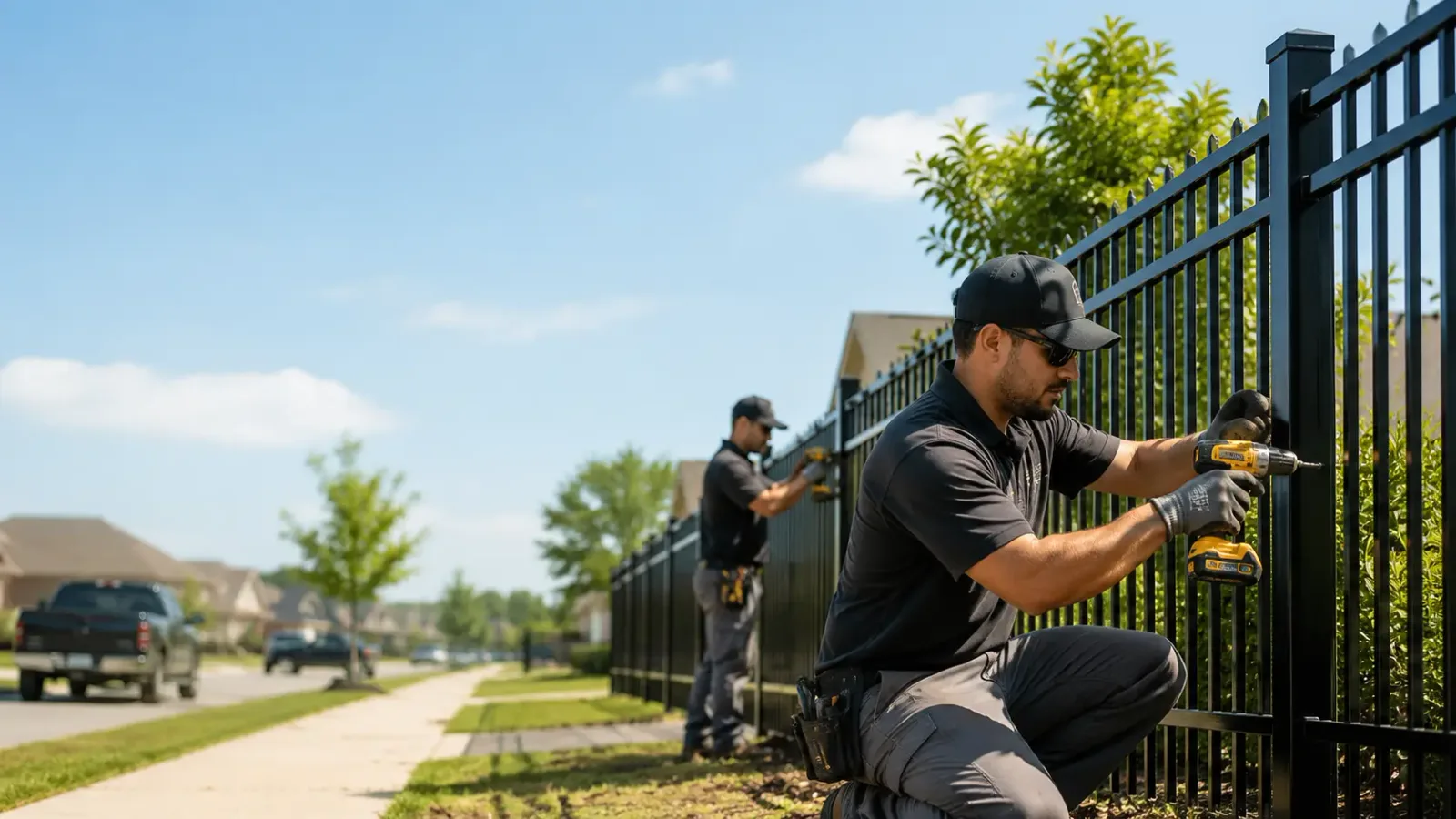 Metal Fence Installation in Shirley, NY